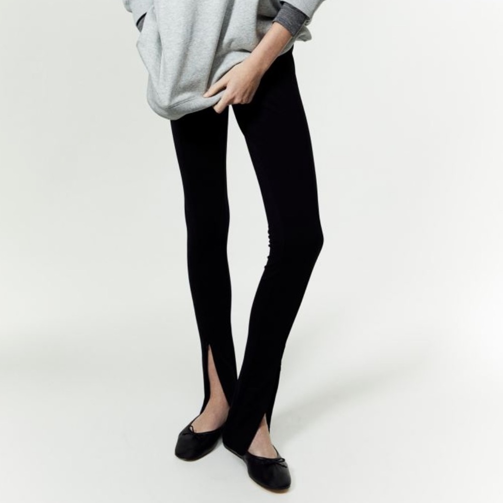 Zip Hem Leggings
